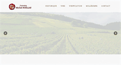 Desktop Screenshot of domaine-michel-noellat.com